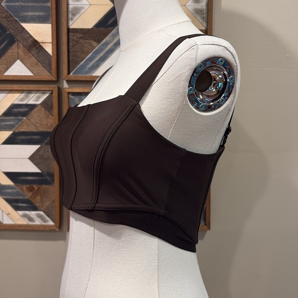 ALO Yoga Airlift Corset Bra in Espresso size Small - Picture 3 of 9